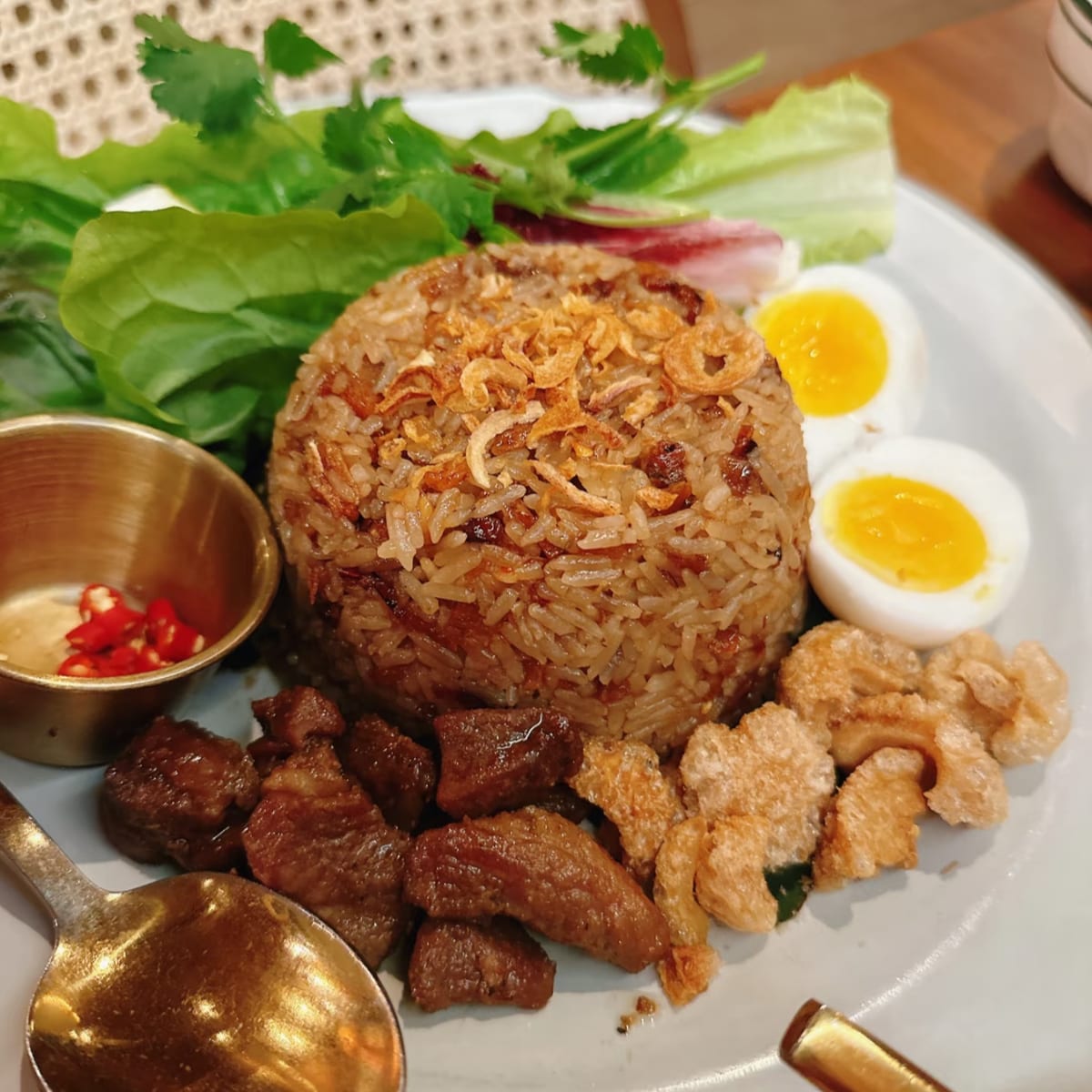 Khao Pad Nam Prik Kak Moo